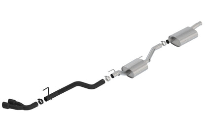Borla 2020 Jeep Gladiator JT 3.6L V6 AWD Touring Catback w/ Dual Black Tips 140811CB