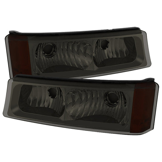 SPYDER Xtune Chevy Silverado 03-06 Bumper Lights Smoke CBL-JH-CSIL03-AM-SM 5079381