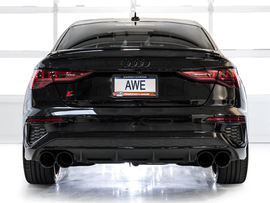 AWE Tuning AWE 22-24 Audi 8Y S3 Track Edition Exhaust  - Diamond Black Tips 3020-43897
