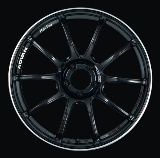 Advan RZII 17x8.0 +45 5x114.3 Racing Gloss Black & Ring Wheel YAZ7G45EB