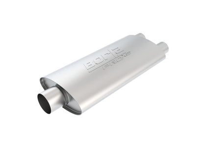 Borla 3in Inlet/Dual 2.25in Outlet Center/Dual Oval ProXS Muffler 40670