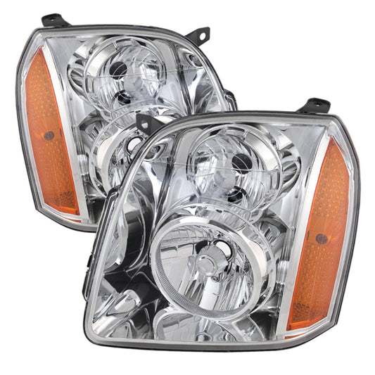SPYDER Xtune GMC Yukon/Yukon Xl 07-14 Crystal Headlights Chrome HD-JH-GMCY07-AM-C 9027369