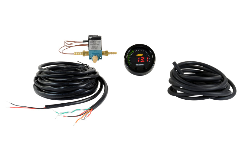 AEM X-Series Tru-Boost Controller Gauge w/ Boost Control Solenoid 80PSIg Internal MAP