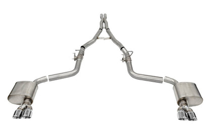 Corsa 15-21 Challenger SRT/Hellcat/Demon/Redeye 2.75in Valved CB DR Exit w/ Twin 3.5in