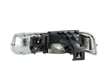 Anzo 1999-2002 Chevrolet Silverado 1500 Crystal Headlights Chrome