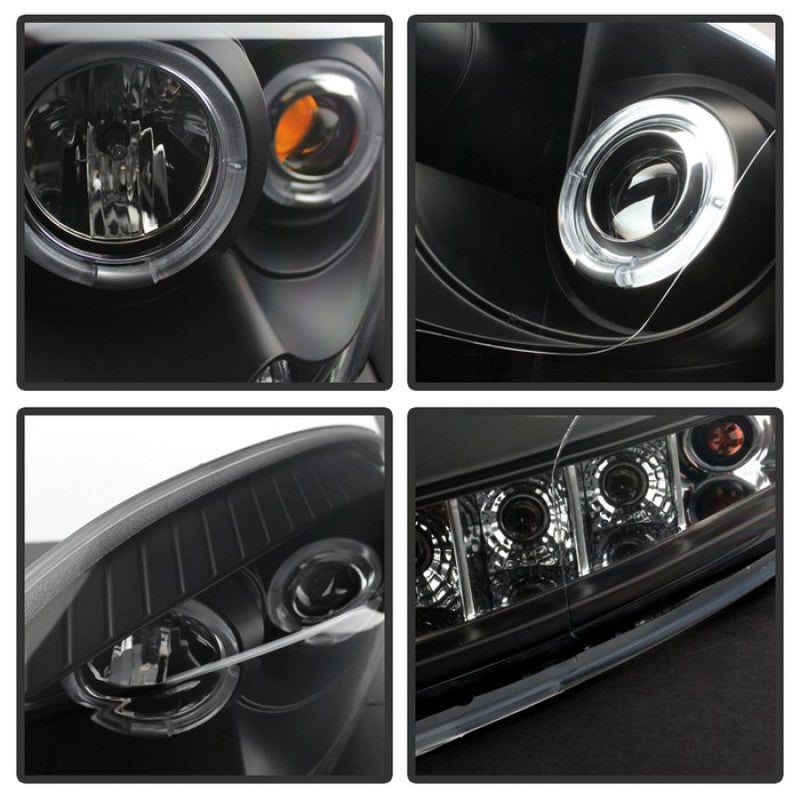 Spyder Dodge Ram 1500 06-08/Ram 2500 06-09 Projector Headlights LED Halo LED Blk