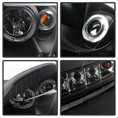 Spyder Dodge Ram 1500 06-08/Ram 2500 06-09 Projector Headlights LED Halo LED Blk