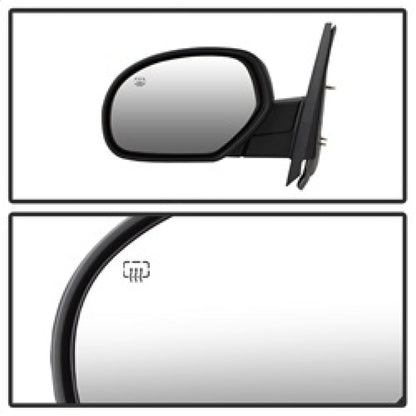 SPYDER xTune 07-14 Chevy Silverado Power Heated Mirror - Left MIR-03CS07-PW-L 9938658