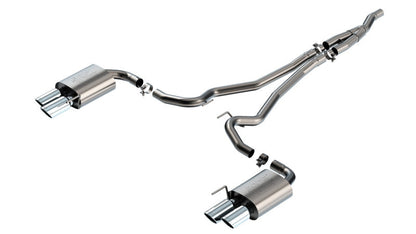 Borla 2024 Ford Mustang Ecoboost 2.3L Cat-Back Exhaust System ATAK w/ Quad Tip - Non-Active 140982