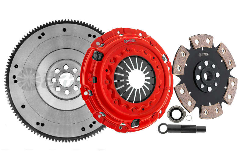 Action Clutch 12-15 Honda Civic Si 2.4L (K24Z7) Stage 4 Clutch Kit (1MD) w/OE-HD Flywheel ACR-0668-OEHD