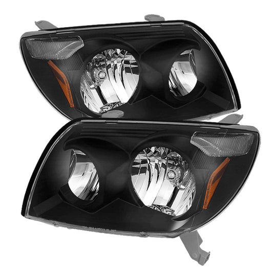 SPYDER Xtune Toyota 4Runner 03-05 Crystal Headlights Black HD-JH-T4R03-AM-BK 9023583