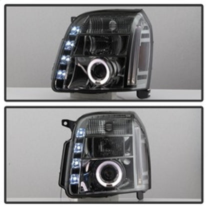 Spyder GMC Yukon 07-14/Yukon Denali 07-14 Projector Headlights LED Halo LED Smke PRO-YD-GY07-HL-SM 5029348