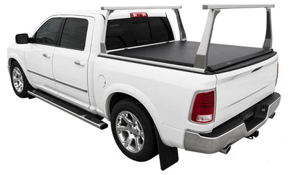 Access Adarac Aluminum Uprights 12in Vertical Kit (2 Uprights w/ 1 66in Cross Bar) Silver