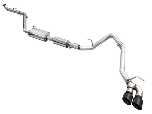 AWE Tuning AWE Exhaust for 4th Gen Toyota Tacoma Dual Diamond Black Tips 3015-33254