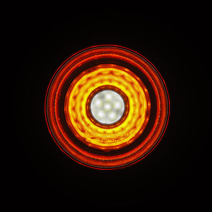 AlphaRex 10-15 Ferrari 458 NOVA-Series Prismatic LED Tail Lights Red Clear 668002 *Discontinued