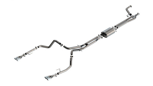 Borla 24-25 Chevy Silverado 1500 (6.2L V8) S-Type Cat Back - 3.5in Chrome Tips 141001