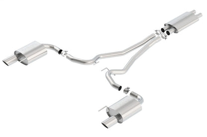 Borla Touring Cat-Back 15 Ford Mustang GT 5.0L V8 MT/AT 2.5in pipe 4in tip 140589