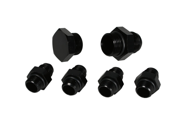 Aeromotive A4 Regulator Fitting Kit (for two (2) carbs) (4) AN-06/(1) AN-10/(1) AN-10