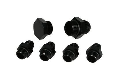 Aeromotive A4 Regulator Fitting Kit (for two (2) carbs) (4) AN-06/(1) AN-10/(1) AN-10
