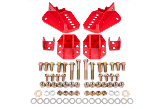 BMR Suspension BMR 64-72 GM A-Body Coilover Conversion Kit Rear Adjust Shock Mt w/o CAB - Red CCK402R