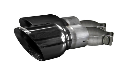 Corsa Performance 15-17 Ford Mustang GT 3.0in Inlet / 4.5in Outlet Black PVD Tip