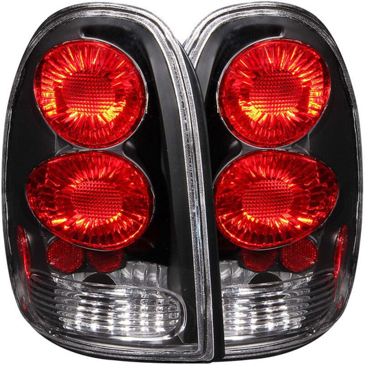Anzo 1996-2000 Chrysler Voyager Taillights Black