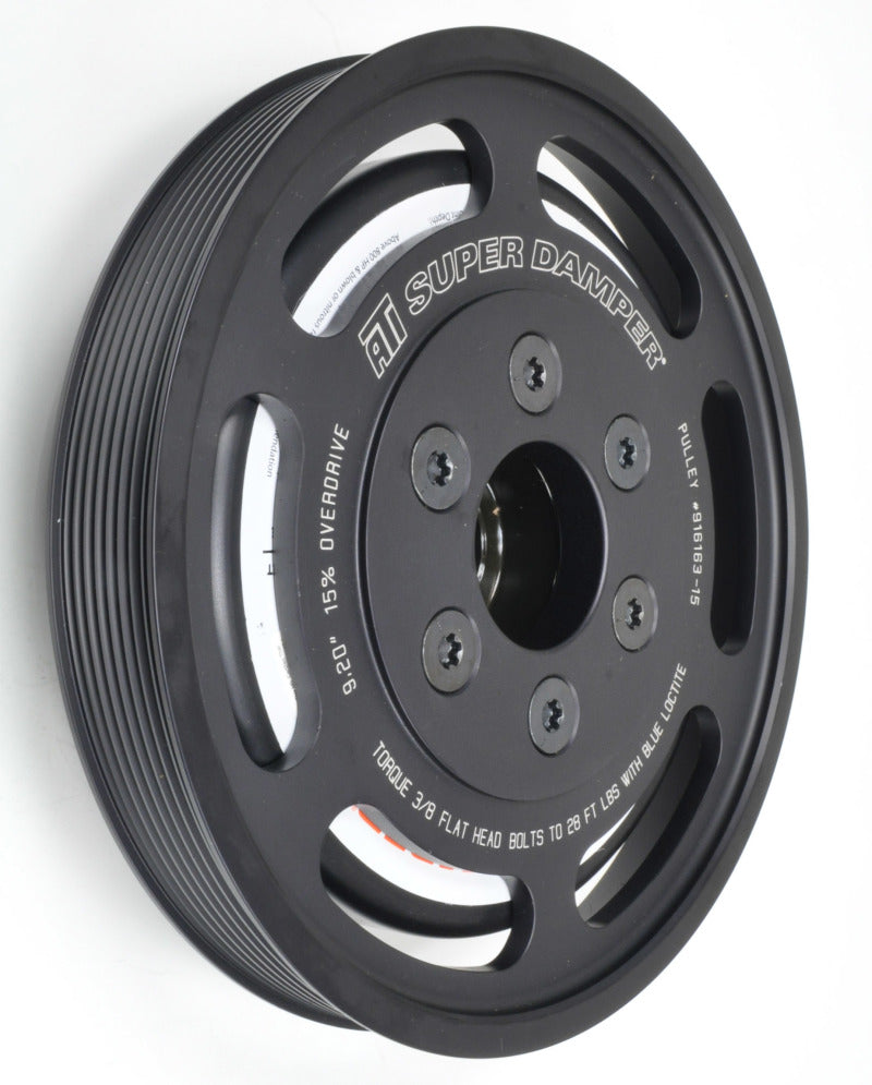 ATI Damper - 7.48in - Alum LW - 6 Grv - 2014+ Corvette LT1/LT4 - Dry Sump