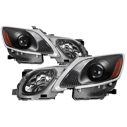 SPYDER Xtune Lexus Gs 06-11 OE Projector Headlights (w/AFS. Hid Fit) Black PRO-JH-LGS06-AFS-AM-BK 5075888