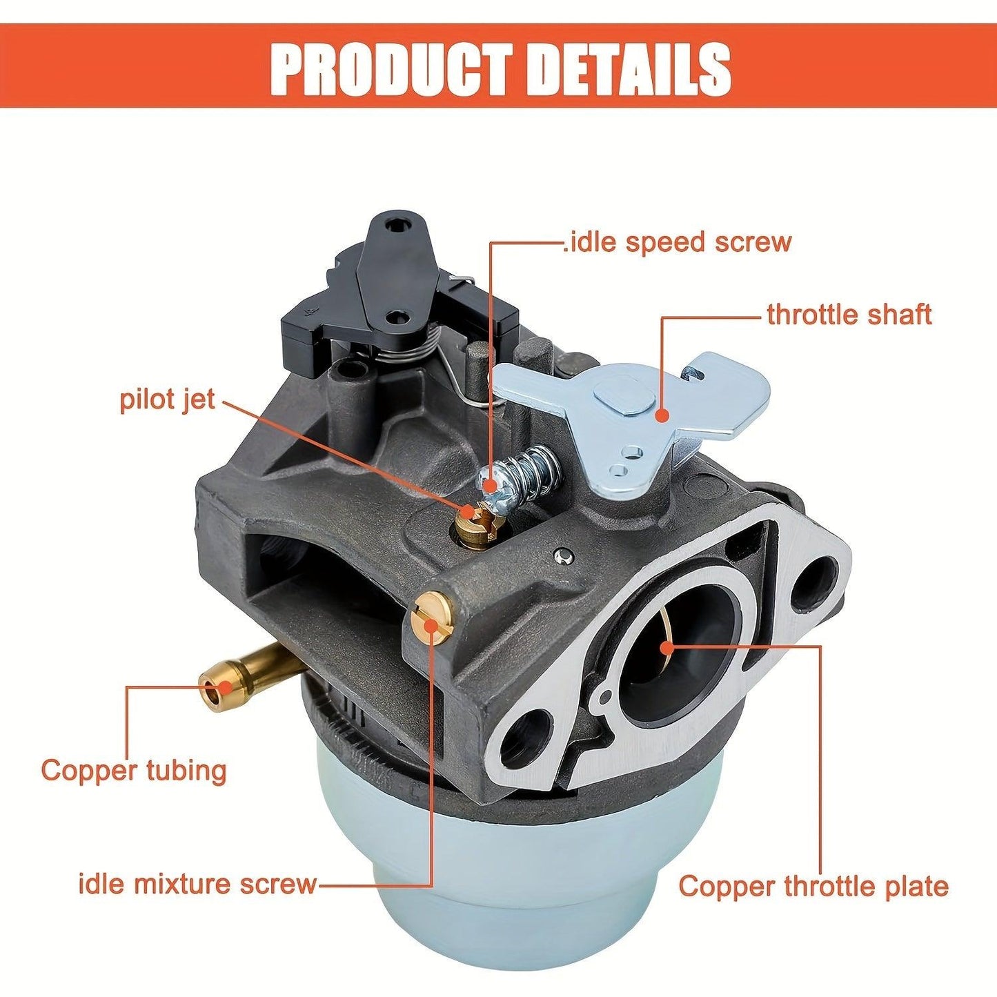 Carburetor Kit for Toro GCV160 160A HRB216 Lawn Mower — Replaces 16100-Z0L-023