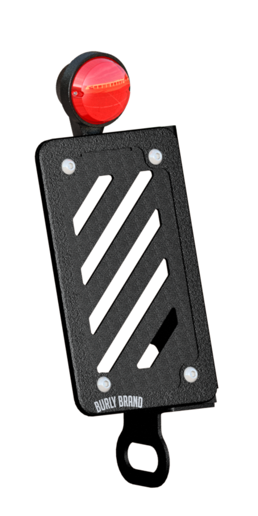 Burly Brand Side Mount Tail Light/License Plate B13-3001TB