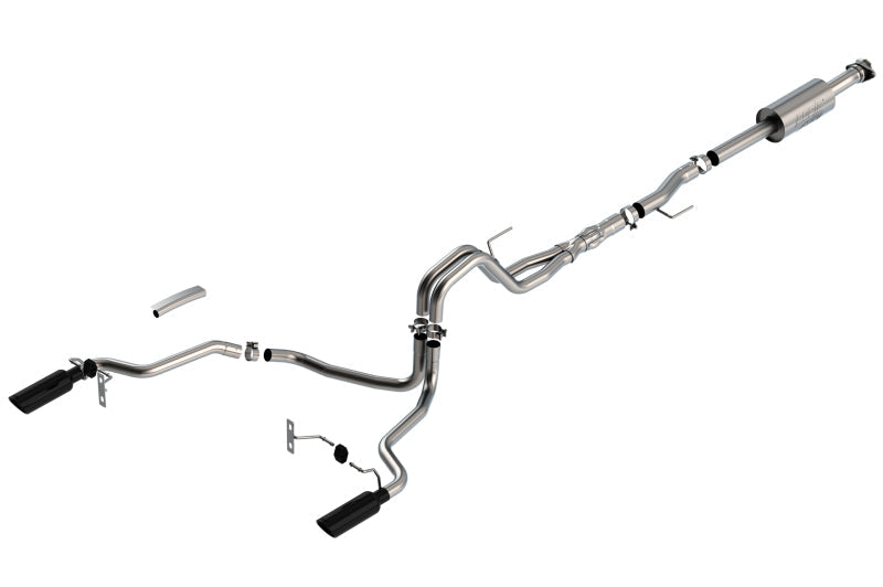 Borla F-150 2021 5.0L 4dr CC SB EC STB Lariat/KR/Platinm/LTD 3/2.25 SRE Cat-Back ATAK