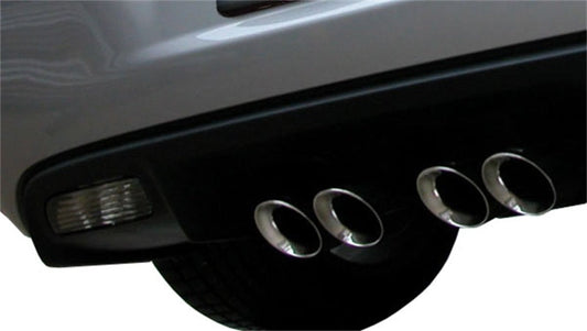 Corsa Performance Polished Sport Axle-Back Exhaust 05-08 Chevrolet Corvette C6 6.0L V8
