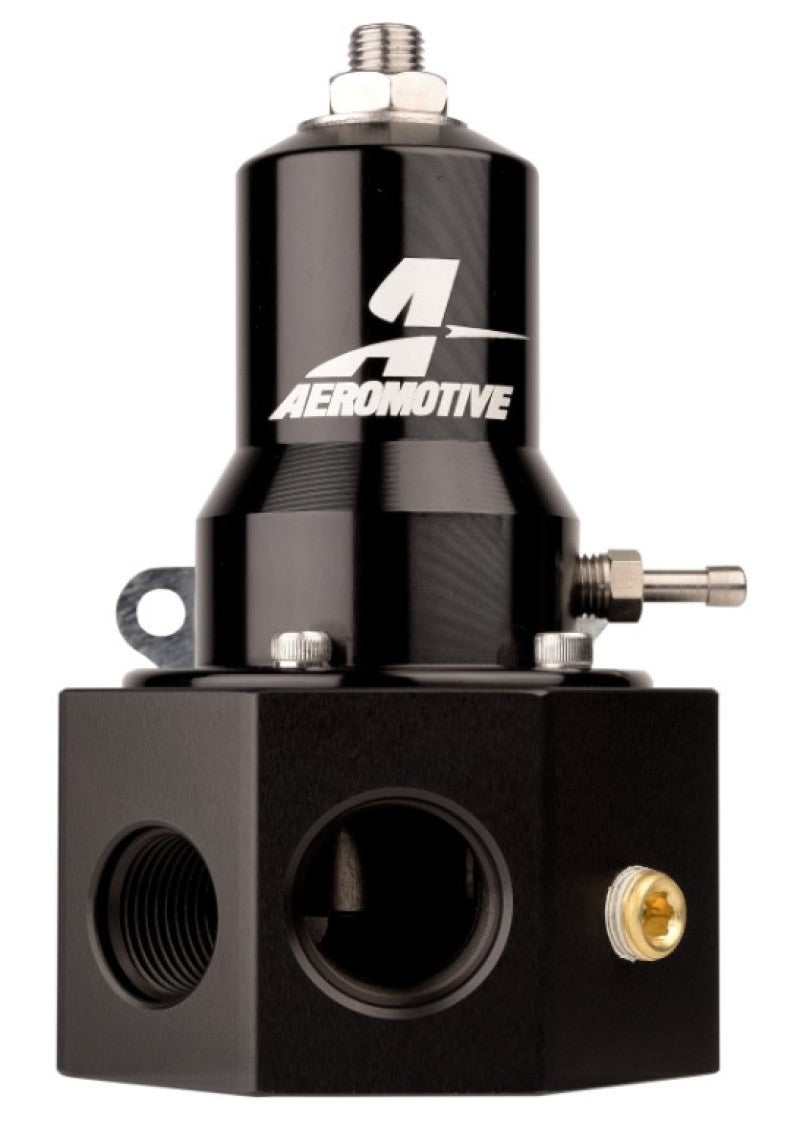 Aeromotive Adjustable Fuel Pressure Regulator 30-120PSI .313 Valve -3x -8 / 1x -10 Inlet