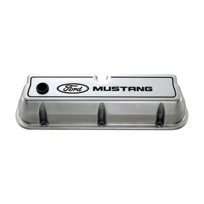 Ford Die Cast Alm Valve Cover Set w/Mustang Logo FRD302-030