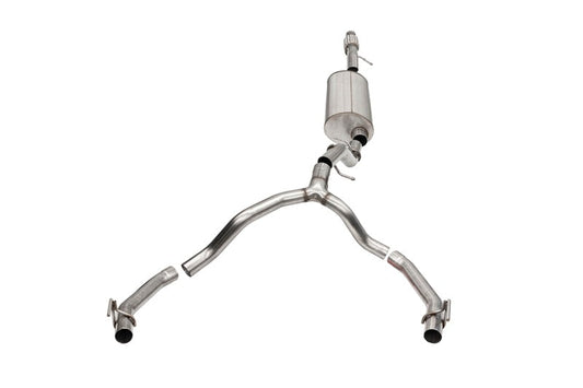 Corsa Performance Corsa 21-22 Cadillac Escalade 6.2L Dual Rear 3.5/2.75in Sport Cat-Back