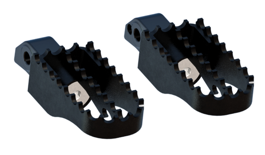 Burly Brand Pegs Passenger MX Black B13-1201B