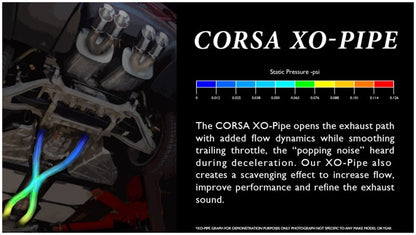 Corsa Performance 06-11 Chevrolet Corvette C6 Z06 7.0L V8 XO Pipe Exhaust