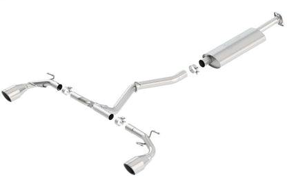 Borla 13-15 Scion FR-S 2.0L 4cyl 6spd / 13 Subaru BRZ 2.0L 4cyl 6spd SS Catback Exhaust 140496
