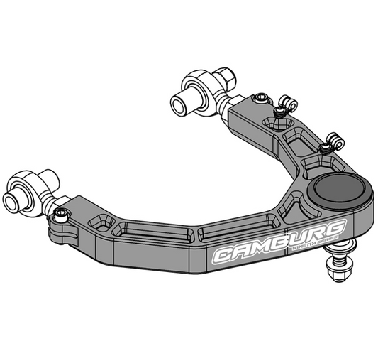 Camburg Toyota Tundra 2WD/4WD 22-23 KINETIK V2 Performance Billet Uniball Upper Arms CAM-310189-GRY