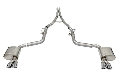 Corsa 15-21 Challenger SRT/Hellcat/Demon/Redeye 2.75in Valved CB DR Exit w/ Twin 3.5in