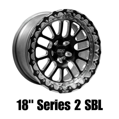 Belak Wheels Belak 18x10 / 6.75in BS / 5x114.3 BP / High Pad / Series 2 Wheel - Single Beadlock 18105114S26BS-SBL