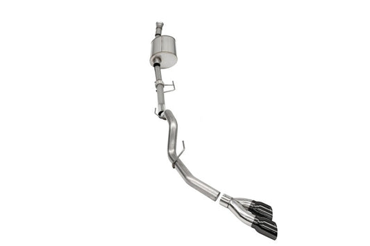 CORSA Performance Corsa 2021-2022 Ford F-150 SuperCab/6.5in Bed 3.5L V6 Sport Cat-Back Single Side Exit-Black PVD 21166BLK