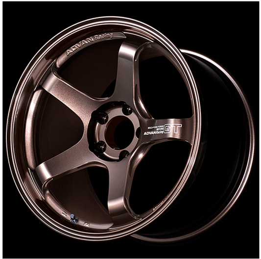Advan GT Beyond 18x9.5 / +22 Offset / 5-120 / 72.5mm Bore Racing Titanium Black Wheel YAQB8J22WTB