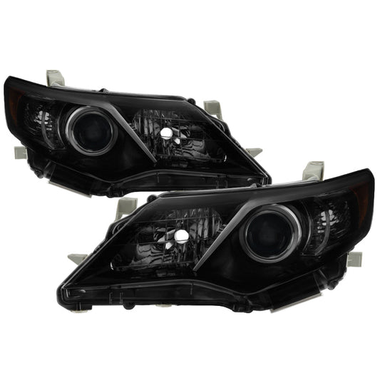 SPYDER xTune Toyota Camry LE XLE Hybrid Models 12-14 OE Style Headlight - Black Smoke HD-JH-TCAM12-AM-BSM 9937569