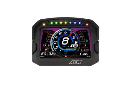 AEM CD-5LG Carbon Logging Digital Dash Display w/ Internal 10Hz GPS & Antenna 30-5603