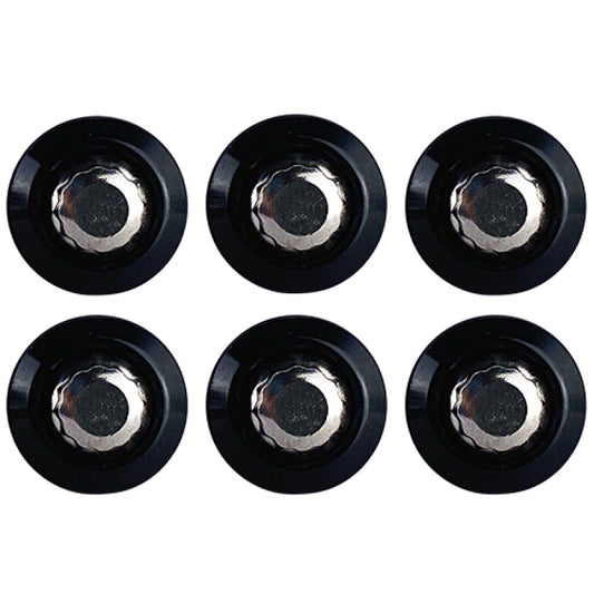 BLOX Racing New Fender Washers Kit M6 12pt - 6pc Large Diameter Black BXAC-00311-BK