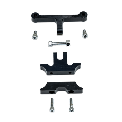 Burly Brand H-D Speedo Relocation Kit  - Black B16-1601MB