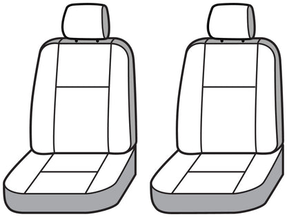 Covercraft 2024+ Jeep Gladiator Electric Polycotton SeatSaver Front Row Seat Covers - Charcoal SS2627PCCH