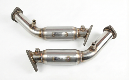Berk Technology Resonated Test Pipes with CEL Fix for Nissan 370Z 2009-2019, 350Z 2007-2008, Infiniti G37 G35 Q50 Q60 VQ35HR VQ37VHR