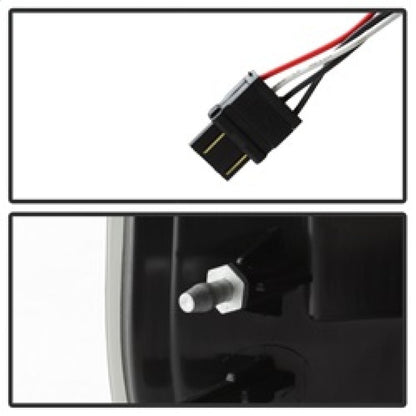 Spyder xTune 97-03 Ford F-150 Light Bar LED Tail Lights - Black Smoke